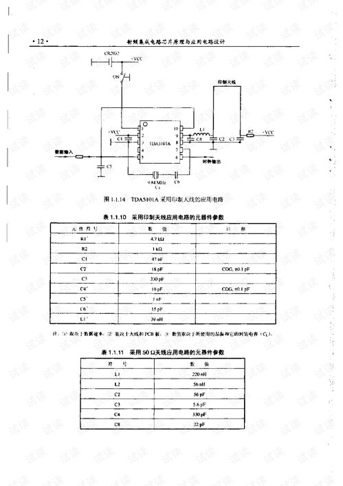 射频集成电路芯片原理与应用电路设计